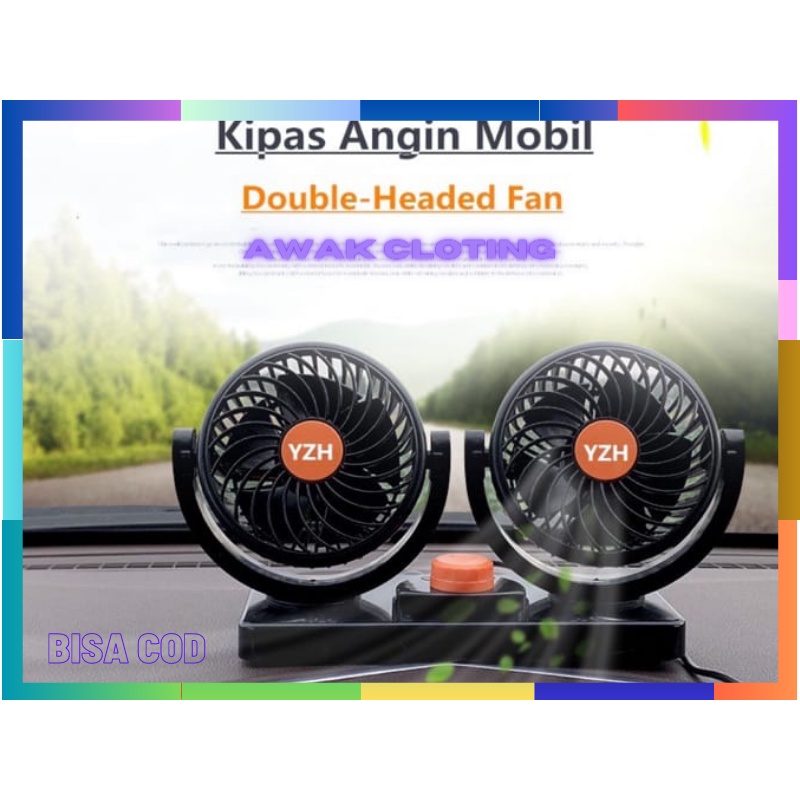 Kipas Angin Mobil  DC 12 Volt Yundai