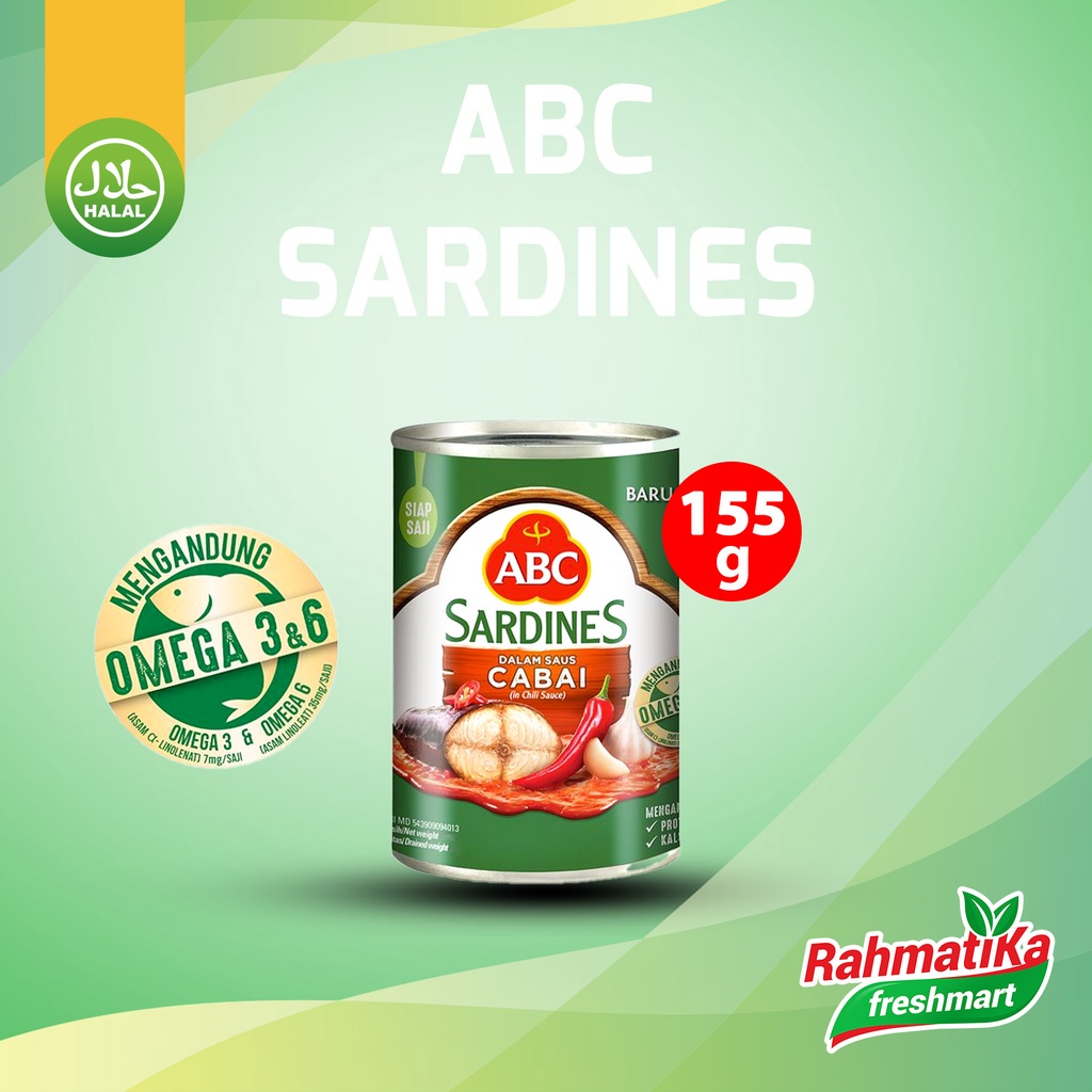 ABC Sardines Saus Cabai 155 gr
