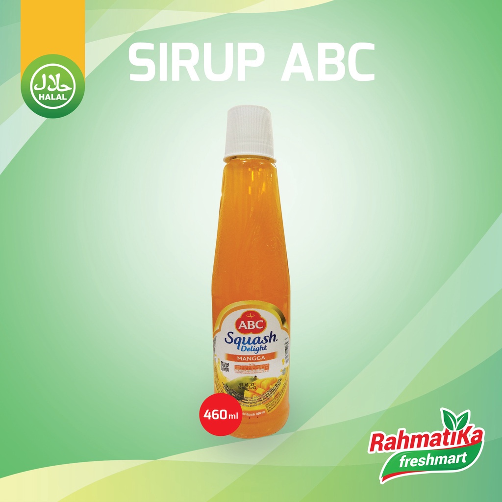Sirup ABC Squash Delight Mangga / Syrup Rasa Mangga 460 ml