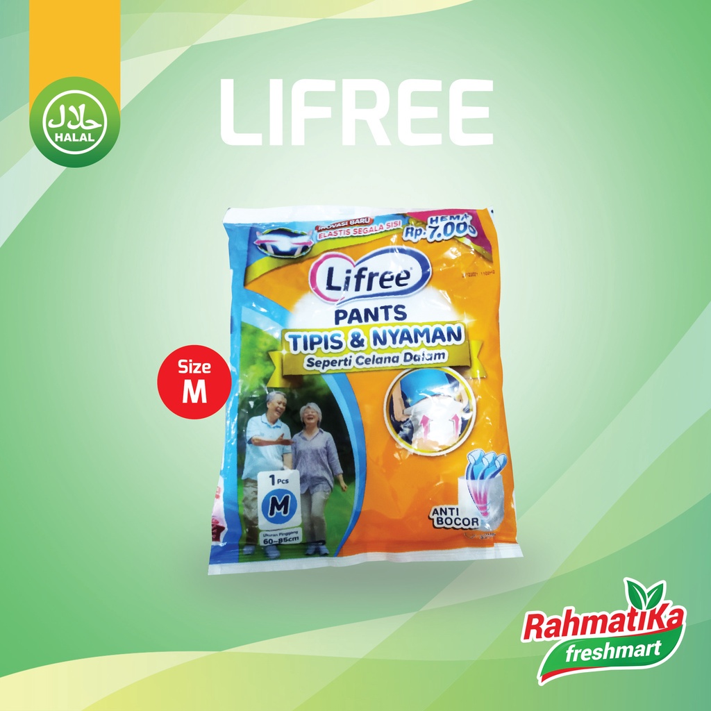 LiFree Popok Dewasa / Diaper Size M 1 Pcs