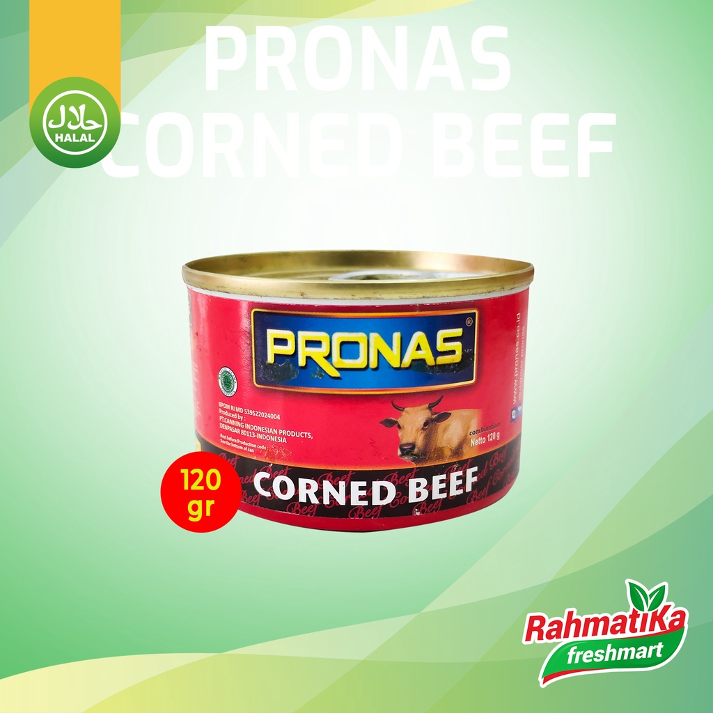 Pronas Corned Beef / Kornet Daging Sapi 120 gram