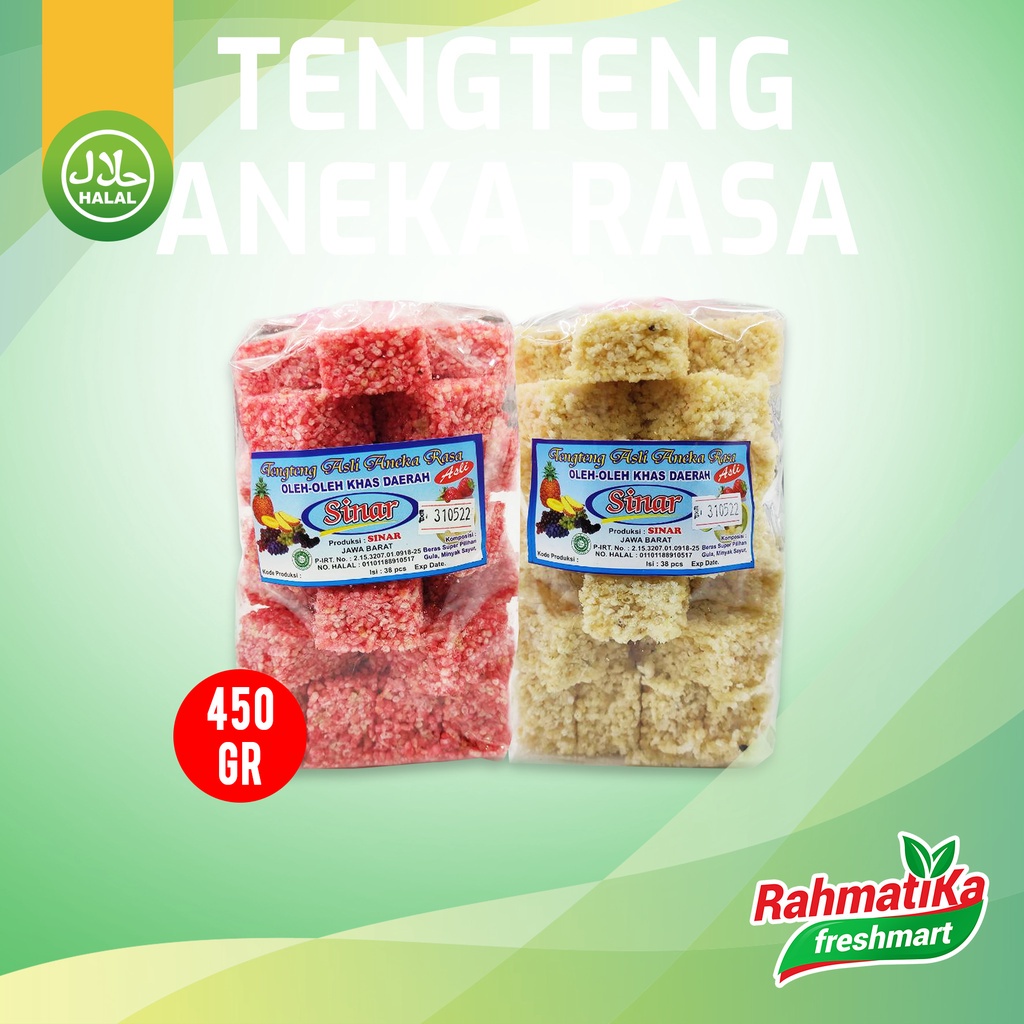 Tengteng Aneka Rasa 450 gram (Snack)