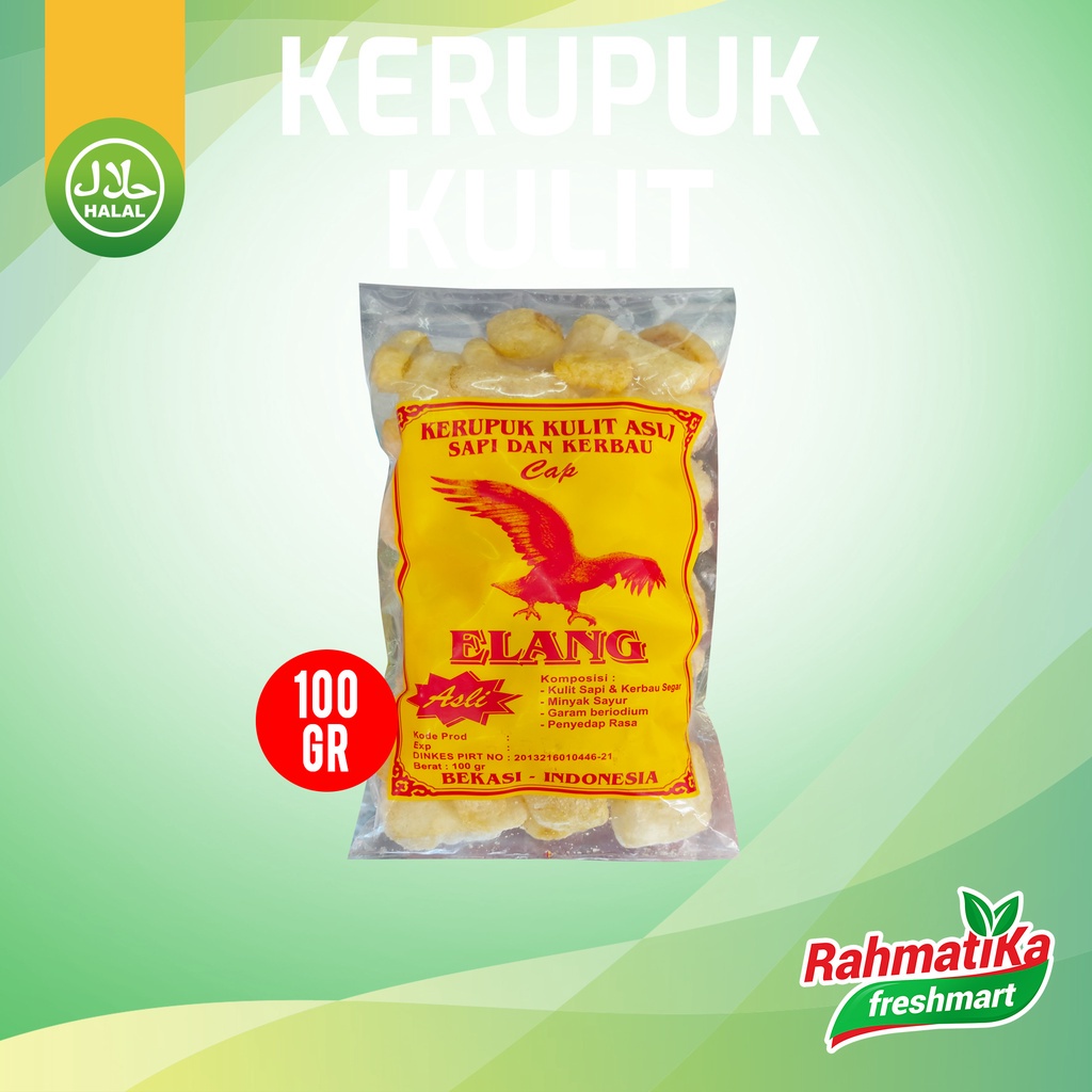 Kerupuk Kulit Asli - Krupuk Kulit 100 gr