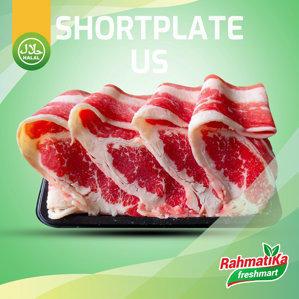 Beef Shortplate US / Daging Slice 250 gram