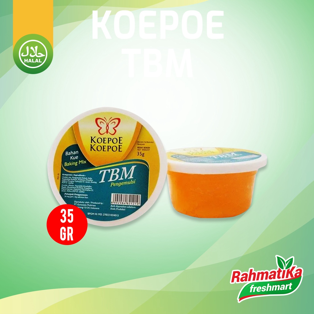 TBM Pengemulsi Koepoe Koepoe / Bahan Kue / Baking Mix 35 gram