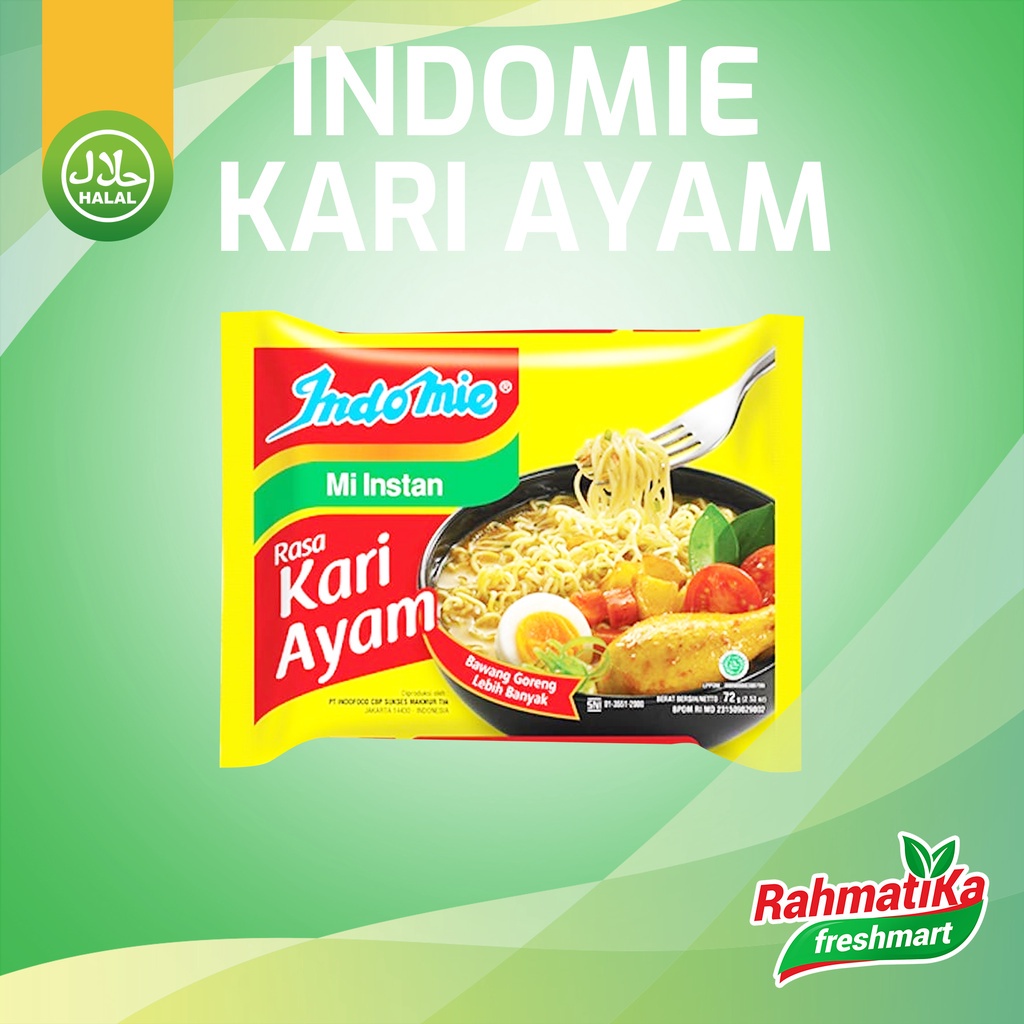 Indomie Rasa Kari Ayam 1 pcs