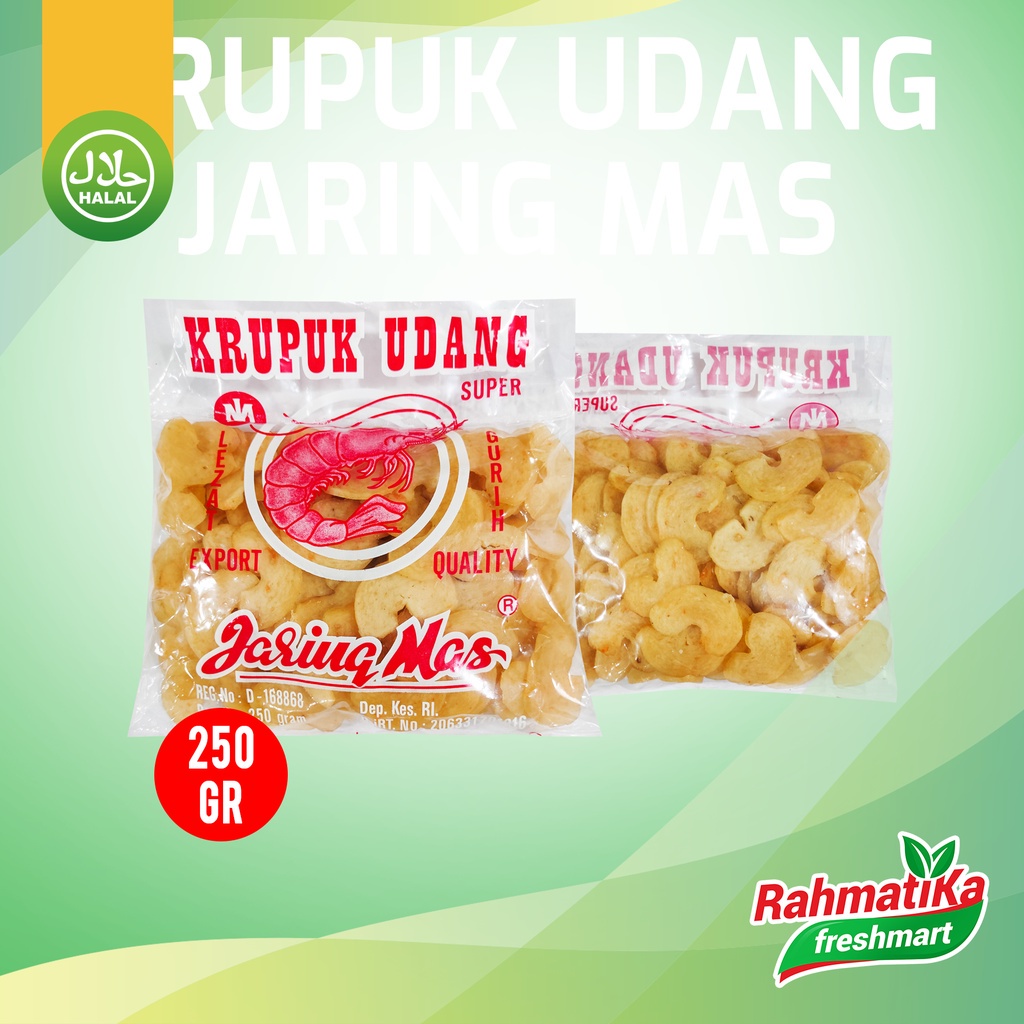 Kerupuk Udang Super Jaring Mas 250 gram