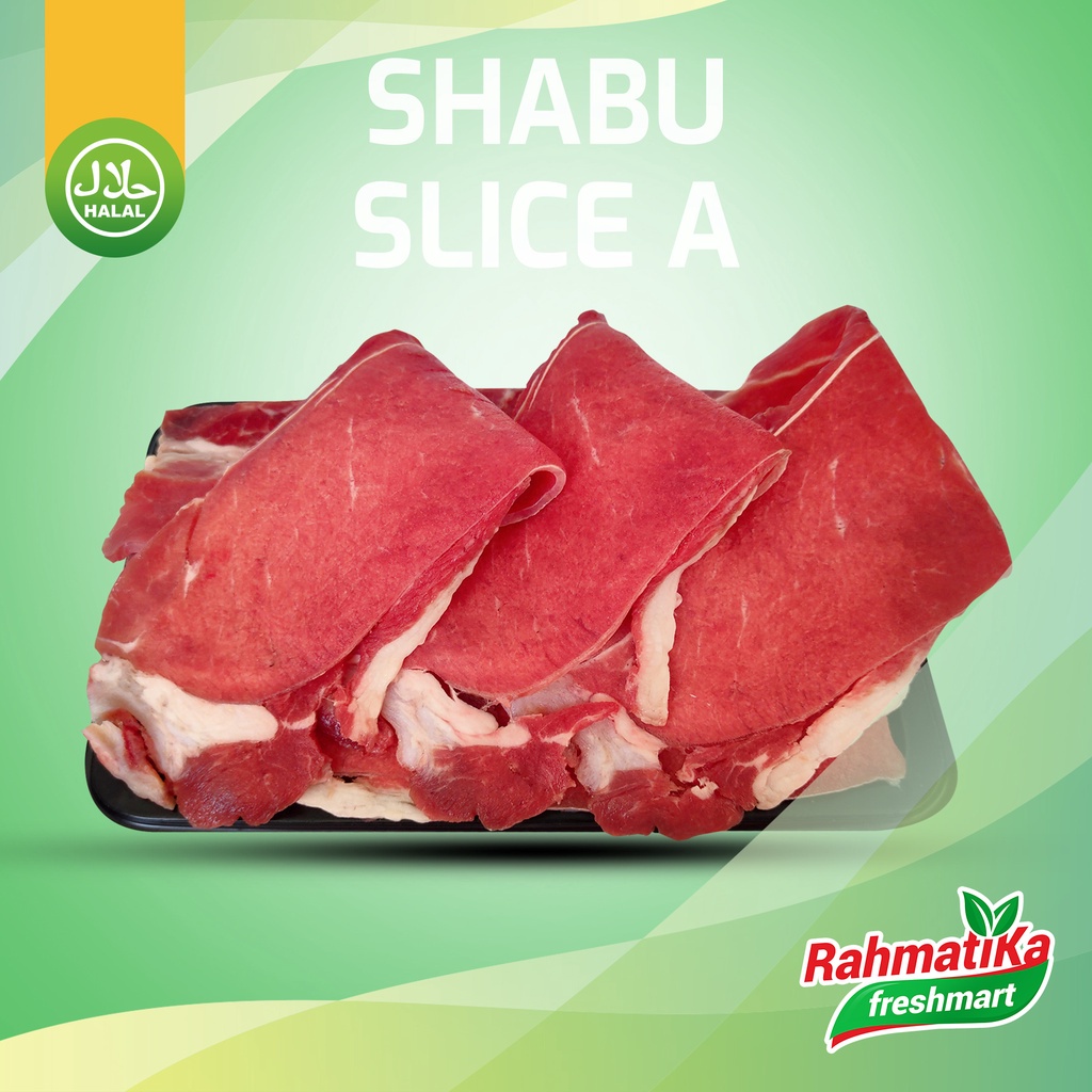 Shabu Slice A / Beef Slices A / Daging Sapi Shabu Slice A 250 gram (Daging Frozen)