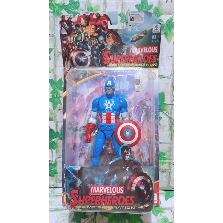 MAINAN FIGURE SUPER HERO MARVELOUS BP9555 FIGURE ACTION FIGURE MAINAN ANAK LAKI LAKI