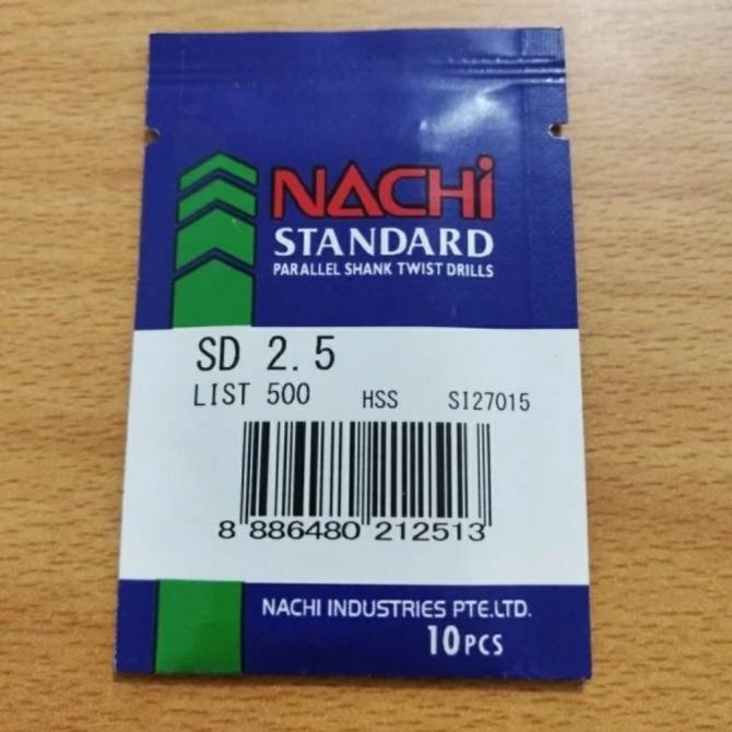 MATA BOR NACHI 2,5MM MATA BOR BESI NACHI 2,5 MM NEW