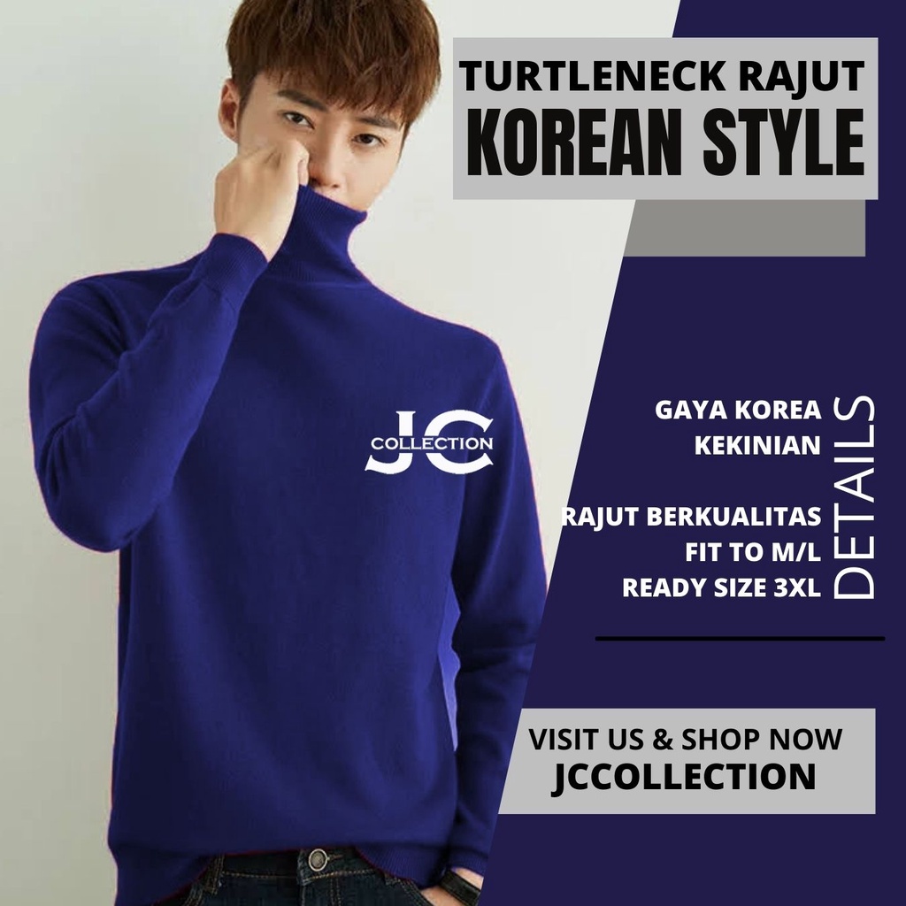 Sweater Pria Turtleneck Rajut Premium – Vindyzie / Knitting Sweater - JCCollections