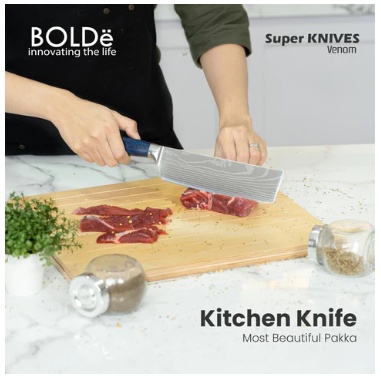 Pisau Dapur Bolde Super Knives Venom Kitchen Knife
