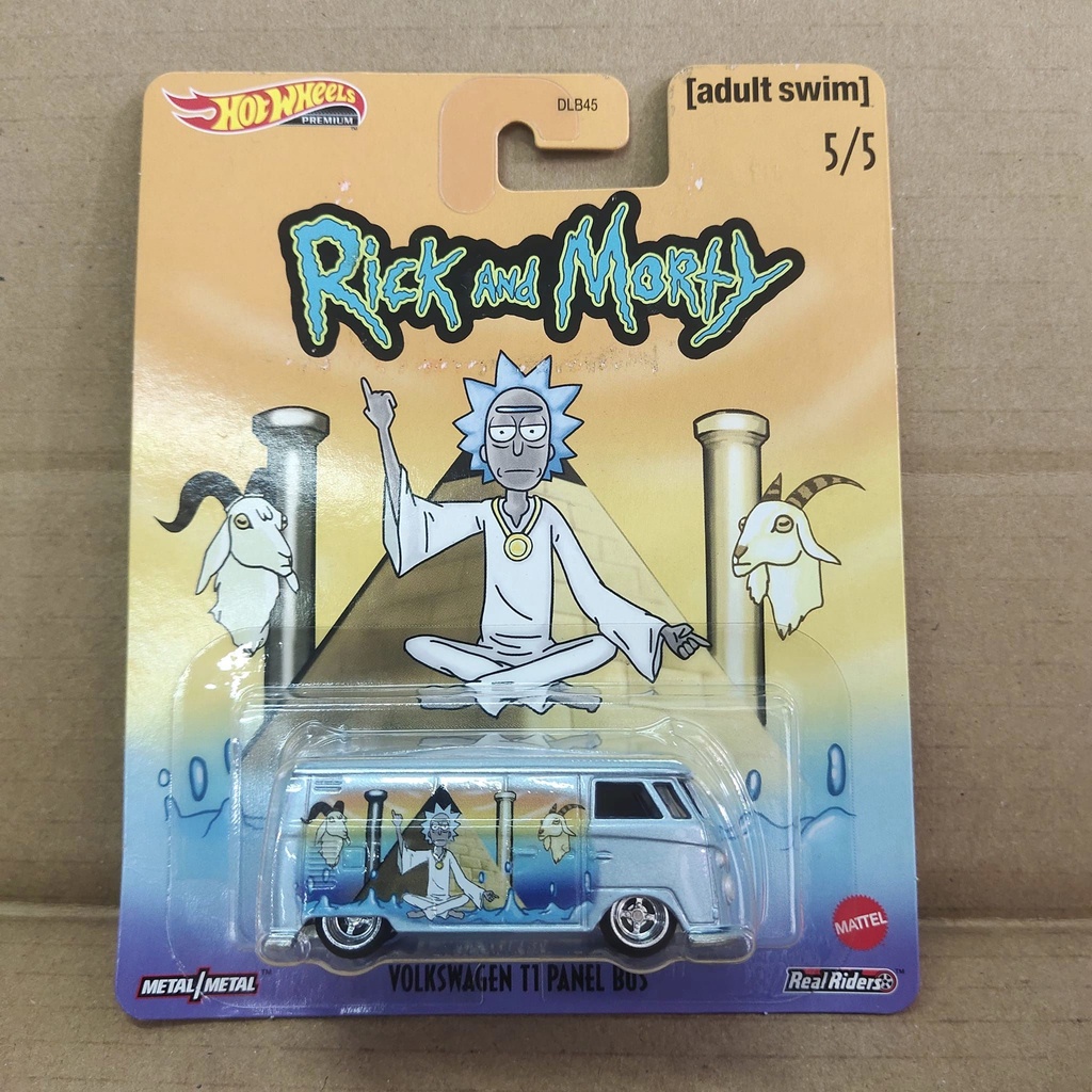 Hotwheels Rick and Morty Volkswagen T1 Panel Bus