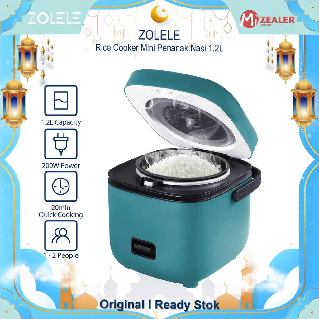 ZOLELE Rice Cooker Mini Penanak Nasi 1.2L Penanak Nasi Penanak Nasi Multi Cooker Kecil Magic Com