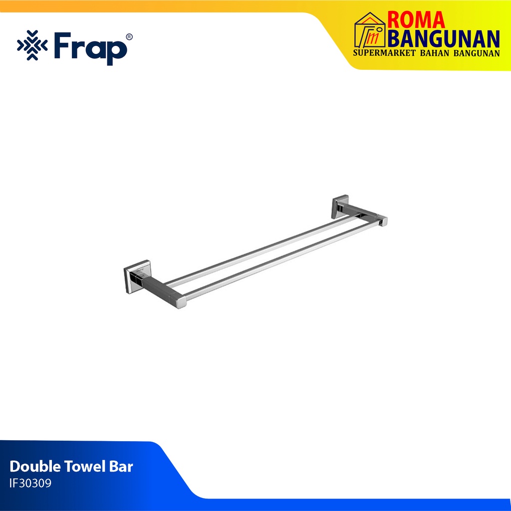 Frap Rak Handuk / Gantungan Handuk / Double Tower Bar SUS304 60CM IF30309