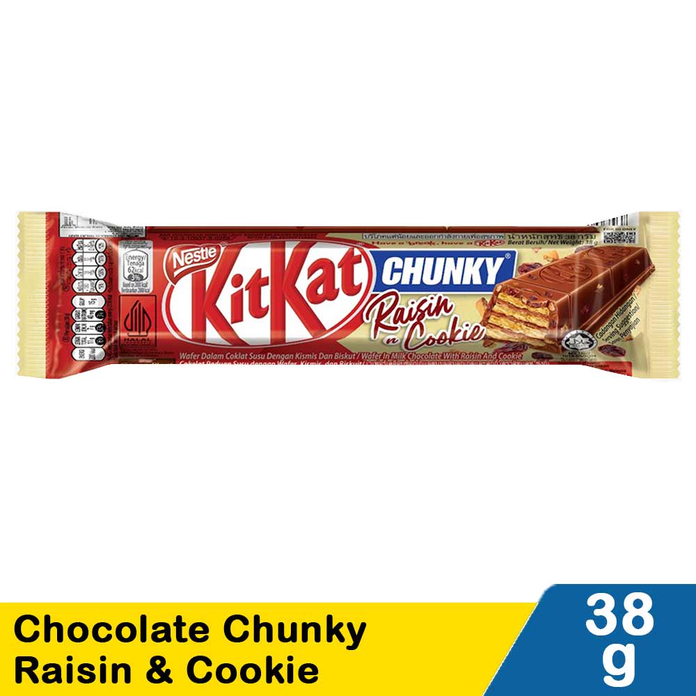 

Kit Kat Chunky Raisin & Cookie 38gr