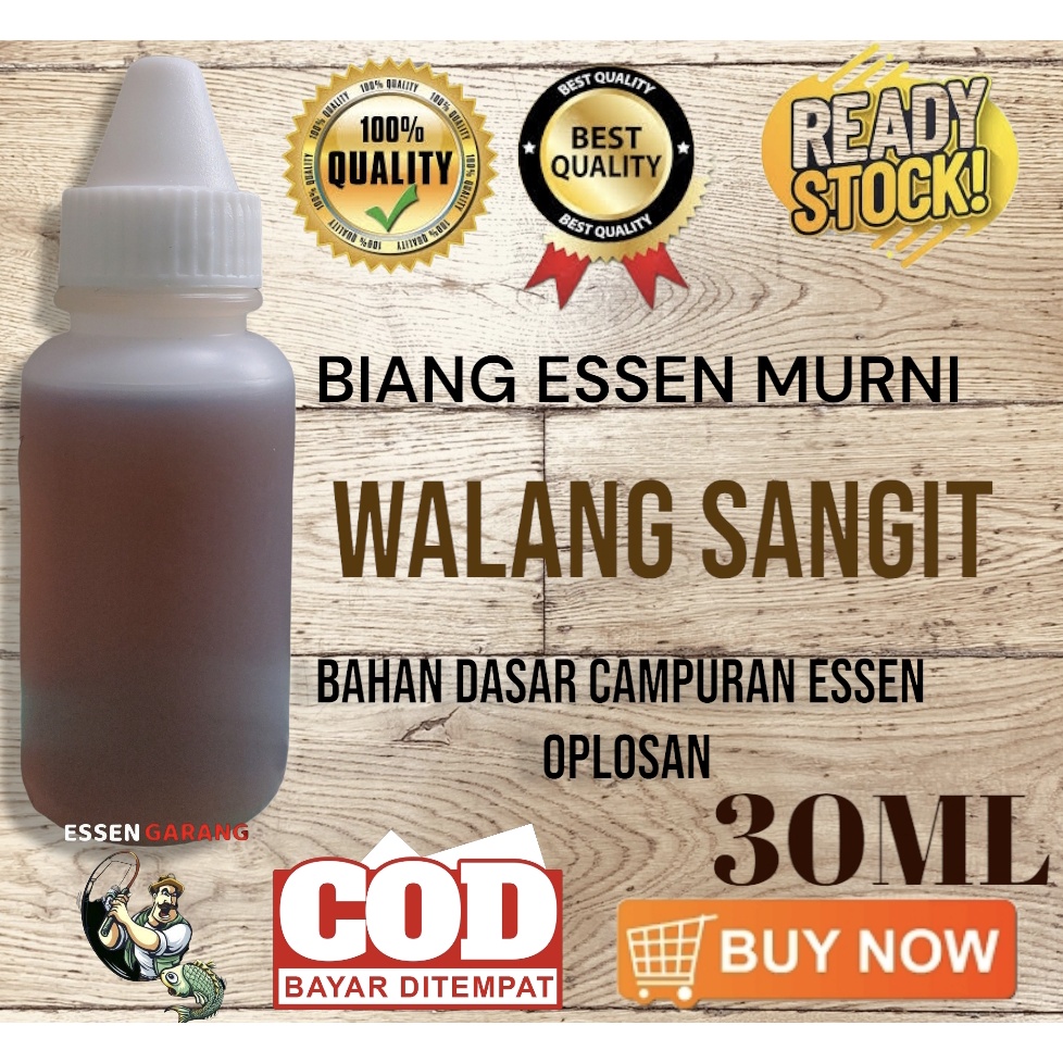 BIANG ESSEN WALANG SANGIT 30ML// PENAMBAH AROMA UMPAN MANCING // BAHAN DASAR CAMPURAN ESSEN OPLOSAN