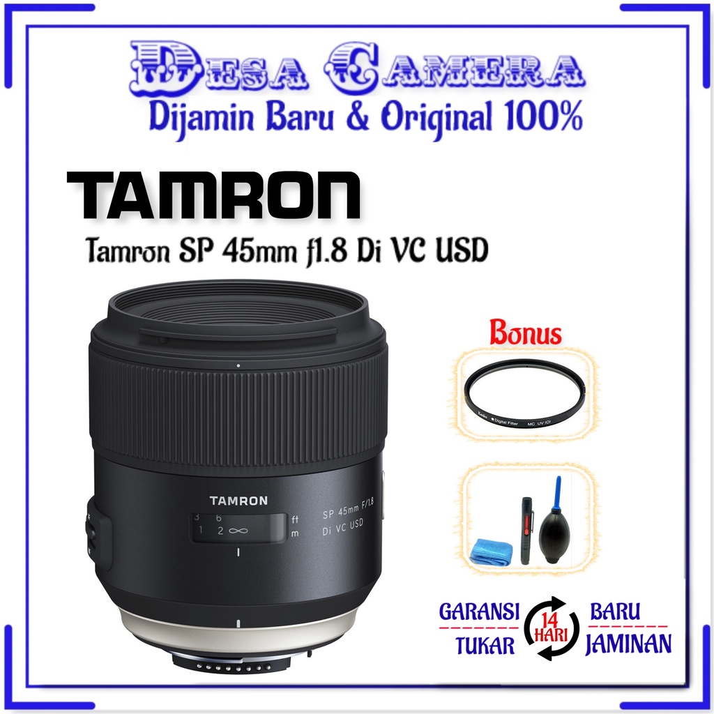 Tamron SP 45mm f1.8 Di VC USD For Canon & Nikon