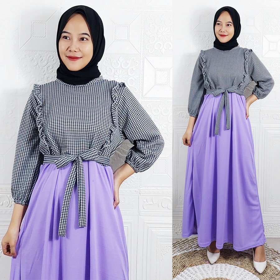 CARLINA GAMIS MAGNOLIA ZAVIER MAXY MODERN MIX KOMBINASI KOTAK