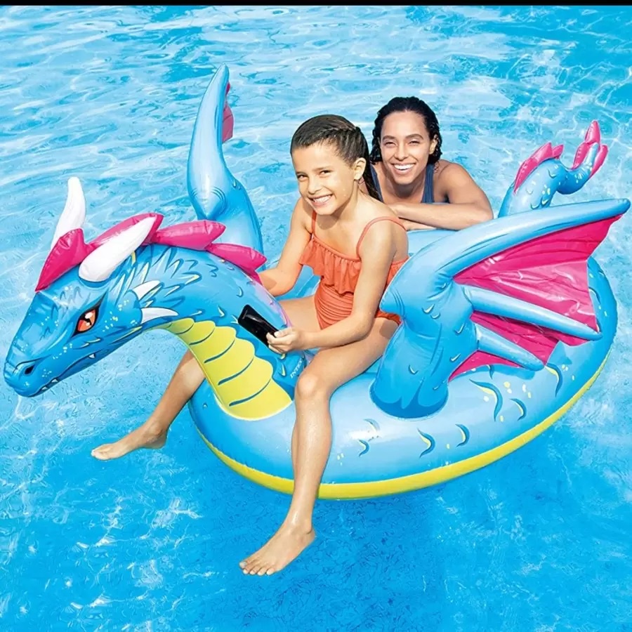 Intex Pelampung Naga Tunggang Floaties Dragon Ride On Renang Anak
