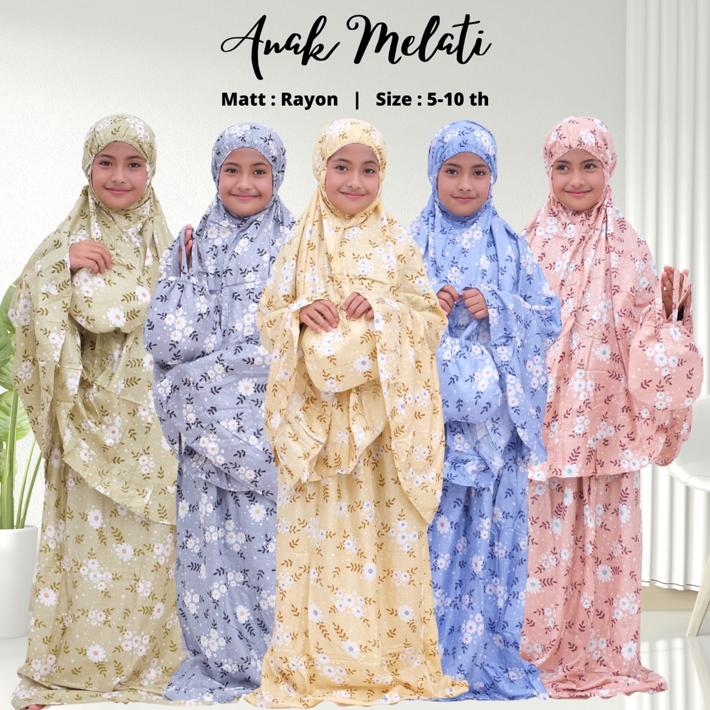 MUKENAH ANAK BAHAN RAYON PREMIUM MOTIF LUCU DAN CANTIK