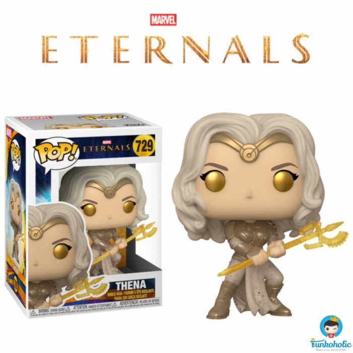 Hot Sale Funko Pop Marvel Eternals - Thena #729 Terbaru