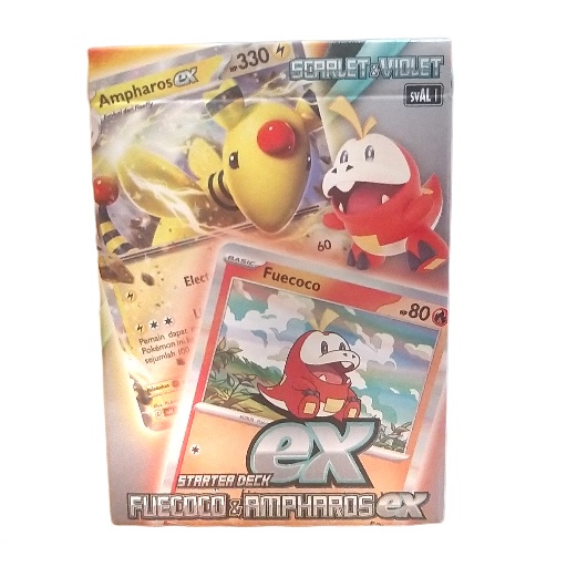 pokemon tcg indonesia starter deck ex fuecoco dan ampharos ex
