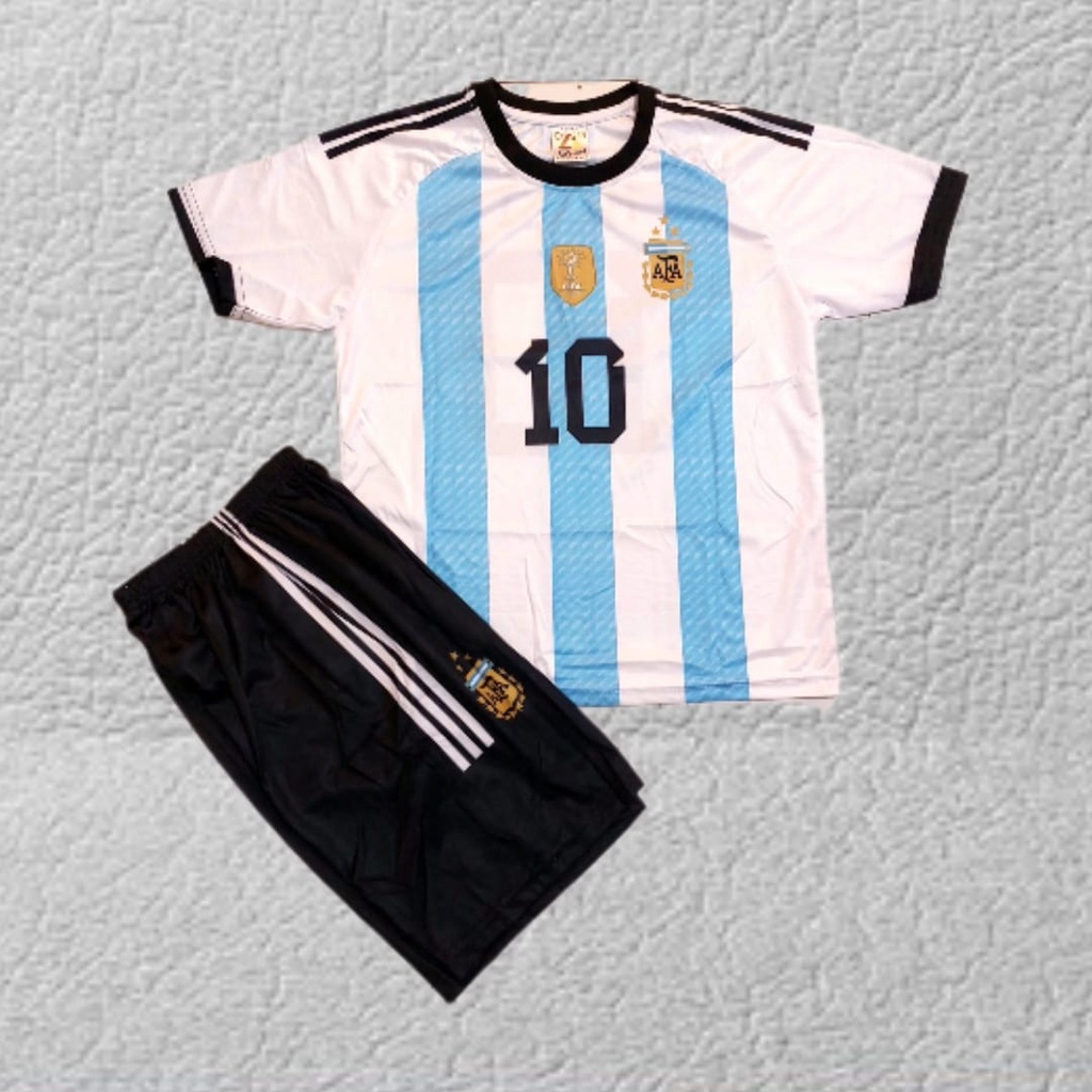 BAJU ARGENTINA MESSI AURI SPORT PRINTING