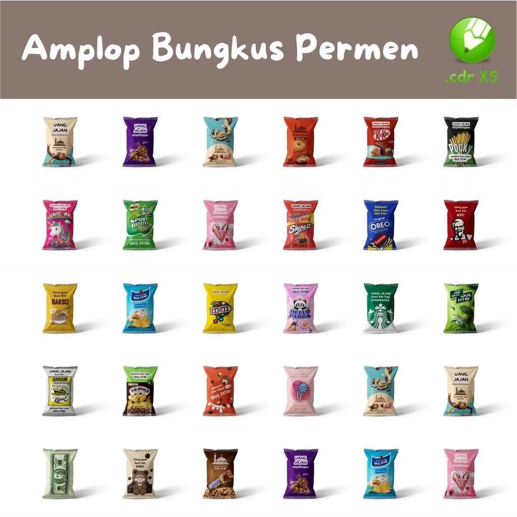 

Amplop Bungkus Permen Ukuran Besar