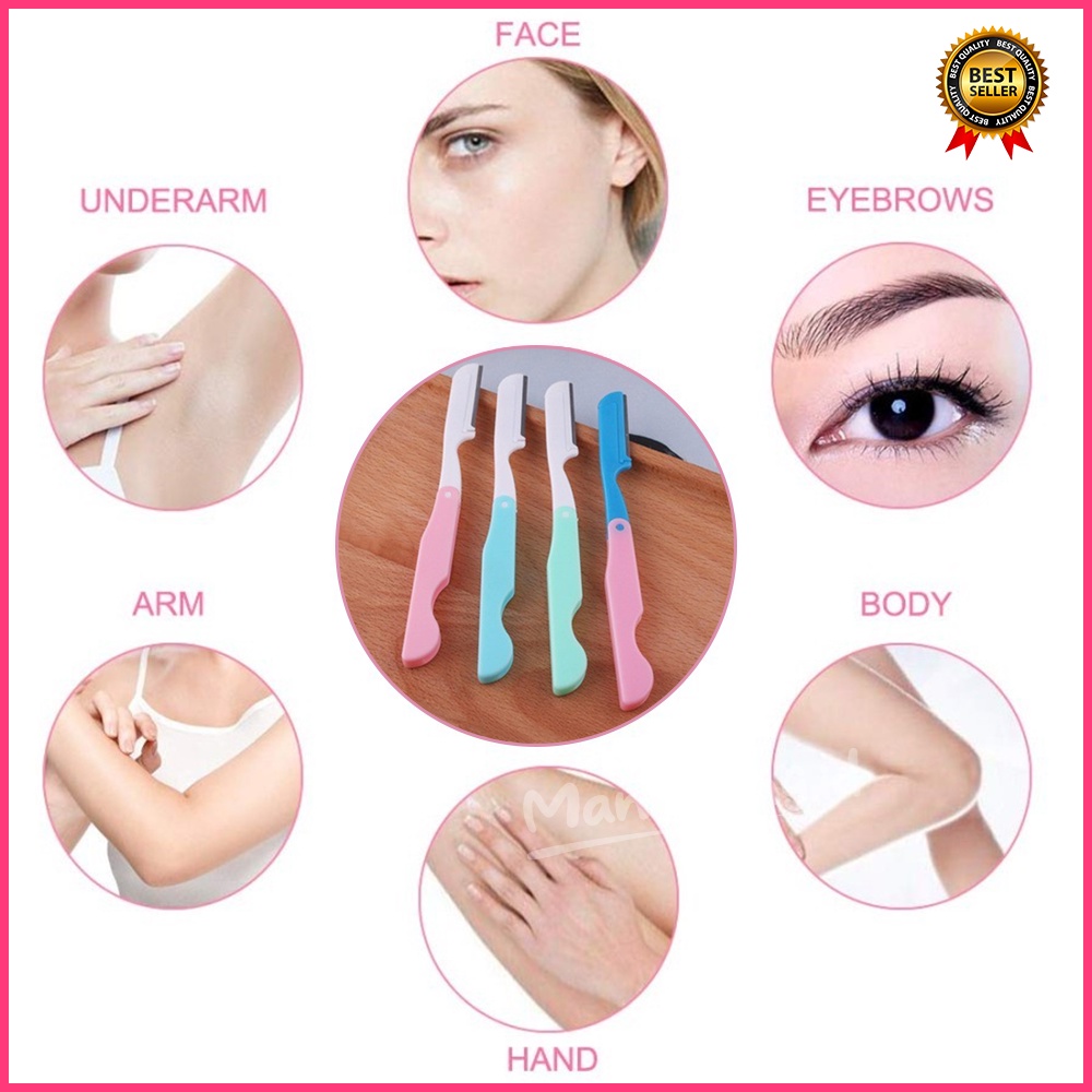 ALAT PENCUKUR ALIS / PENGEROK ALIS / Pisau Alis Lipat / Satuan Eyebrow Razor / PISAU ALIS