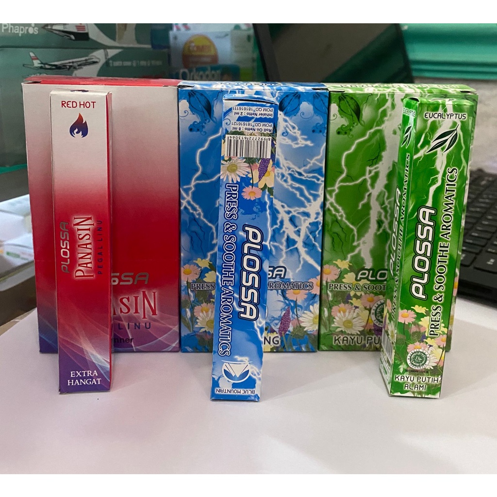 Plossa Minyak Angin Aromatherapy Inhaler 4in1