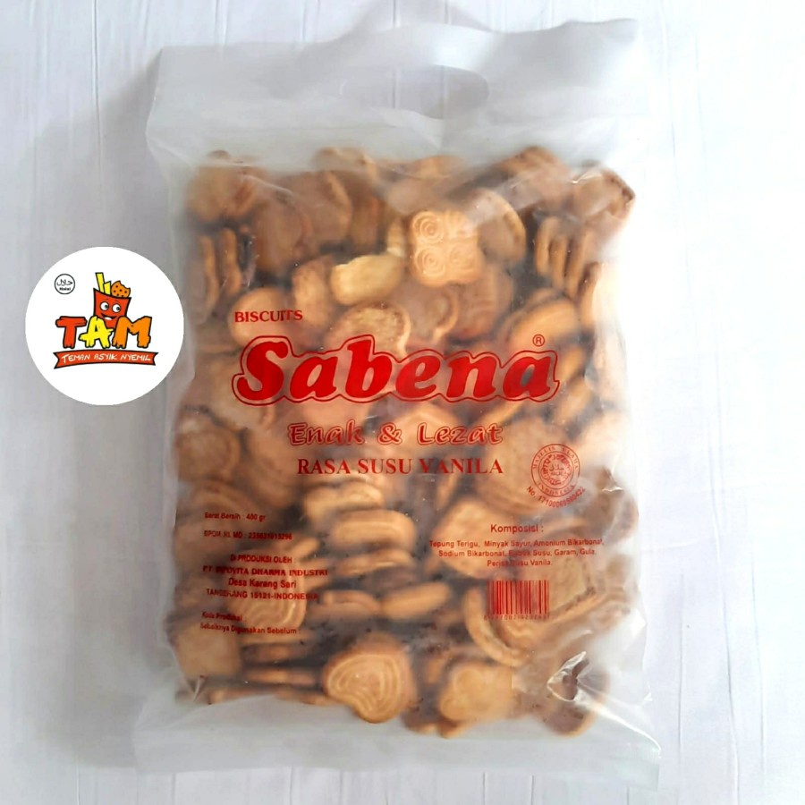 

Biskuit Sabena rasa Susu Vanila 400 Gram - Tam Snack