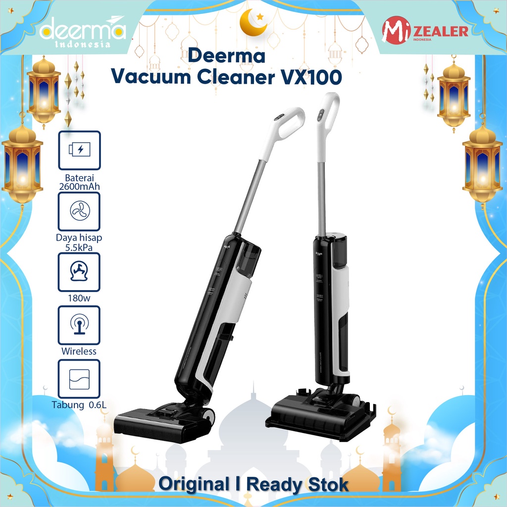 【NEW】Deerma VX100 Smart Vacuum Cleaner Wet Dry Household Multi-Surface Cleaning Sweeping Machine