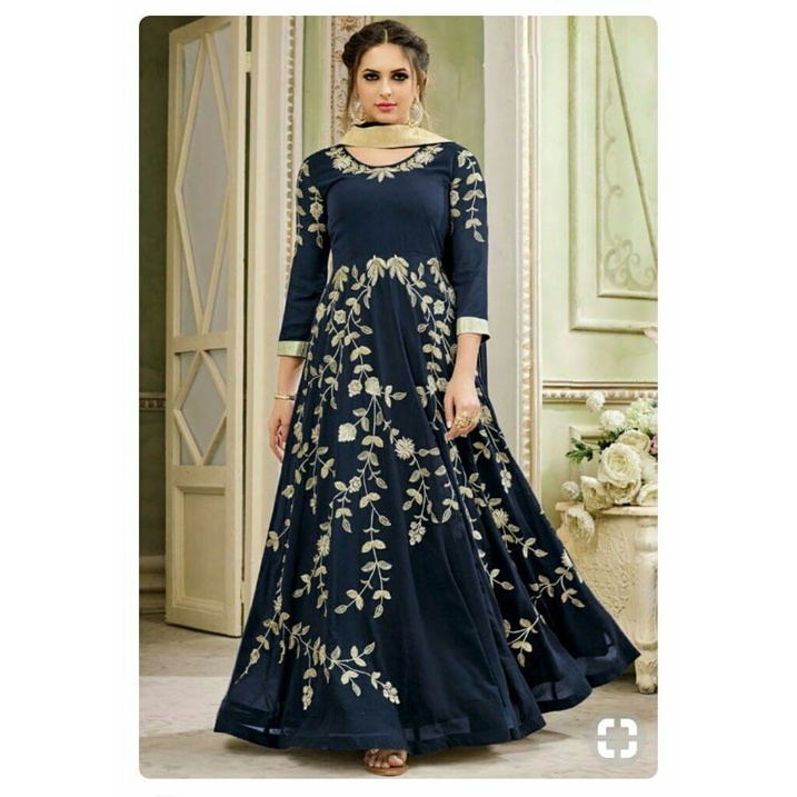 B New Maxy bordir Full cantik / Baju gamis muslimah pesta yg anggun Maxy india cantik / Mx Wanda / G