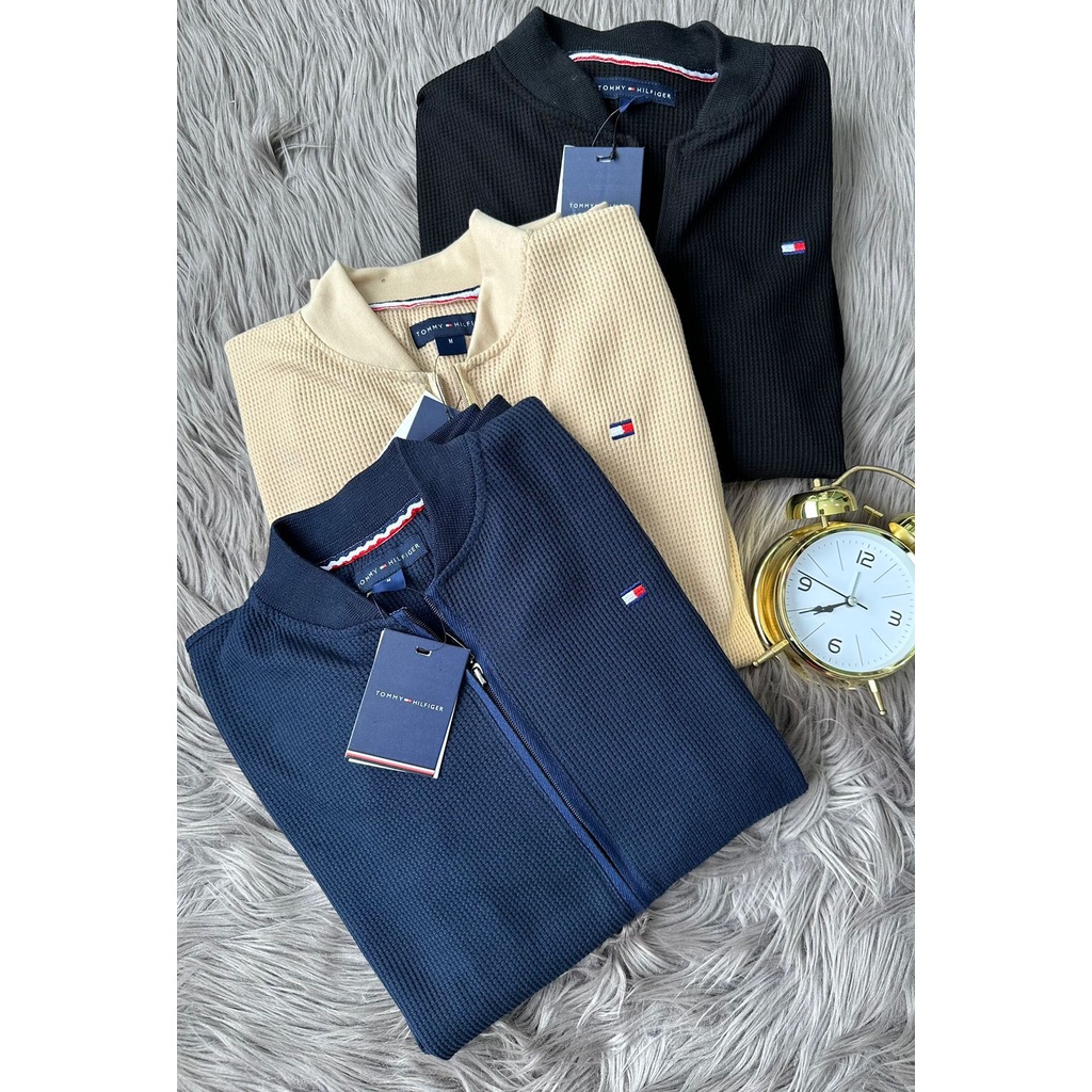 Tmh big logo zip bomber jacket