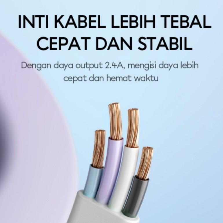 KABEL DATA VIVAN MICRO USB , TYPE-C / LEBAR , LIHTNING FAST CHARGING MANTUL MURAH MERIAH