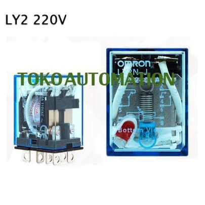 Best Seller Ly2 Ly2N Ly2N - J Ly2N-J Ly2Nj 220V Ac Coil Power Relay 8Pin Dpdt Pk15