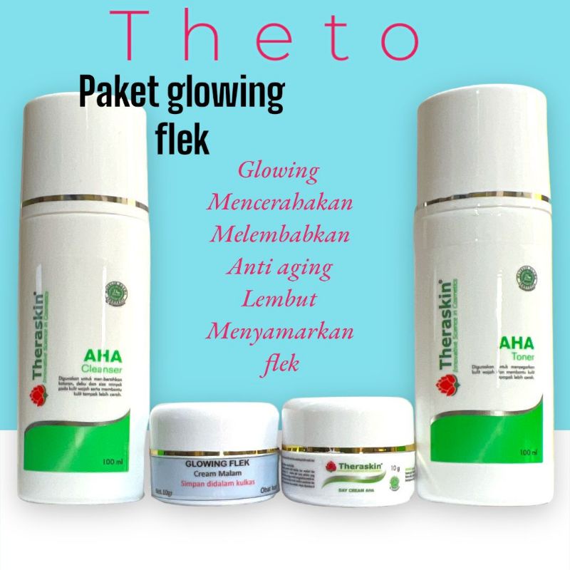 paket glowing flek aha 4