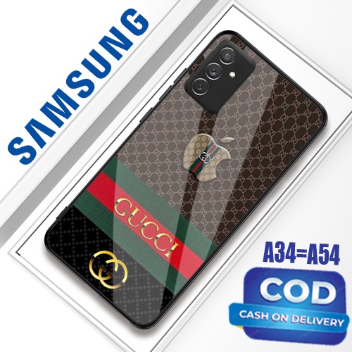 [GC04] Softcase Glass Kaca terbaru For  Samsung Galaxy  A34 5G - A54 5G 2023  [CAMERA PROTECT] Terbaru trendy  - kesing hp samsung A34 - softcase samsung  A54 - softcase hp samsung A34- silikon samsung  A54 - kesing hp murah - kesing hp samsung - case