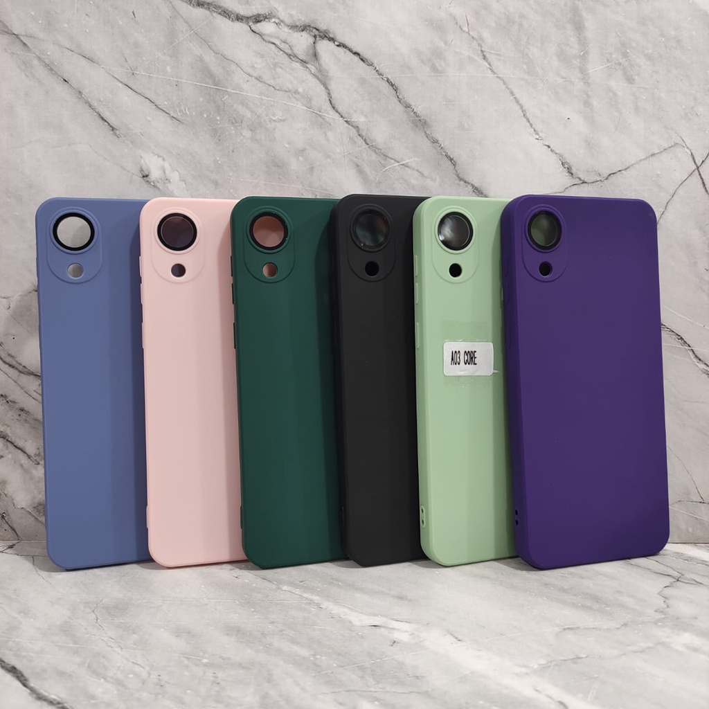 SOFTCASE MACAROON LENSPRO CANDY SAMSUNG A03 SAMSUNG A03 CORE SAMSUNG A03S SAMSUNG A04 2022 SAMSUNG A04E SAMSUNG A04S  WHITE_CELL