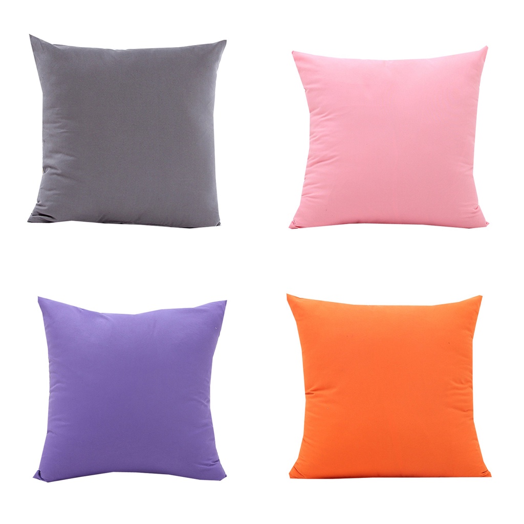 [✅COD] Sarung Bantal Kursi Sofa Minimalis 40x40 Cushion Pillow Aneka Warna Polos Hiasan Dekorasi Ruang Tamu Kamar Home Decor Interior Perlengkapan Rumah Mewah