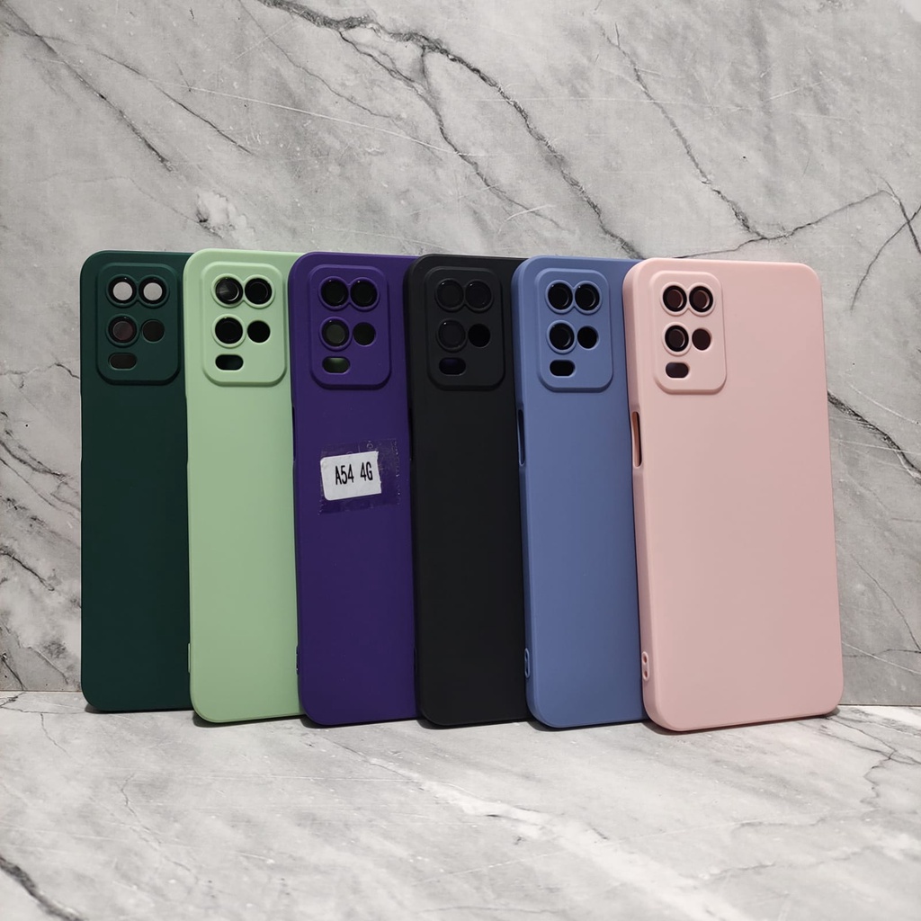 SOFTCASE MACAROON LENSPRO CANDY OPPO A54 4G OPPO A55 4G OPPO A57 4G 2022 OPPO A77S WHITE_CELL