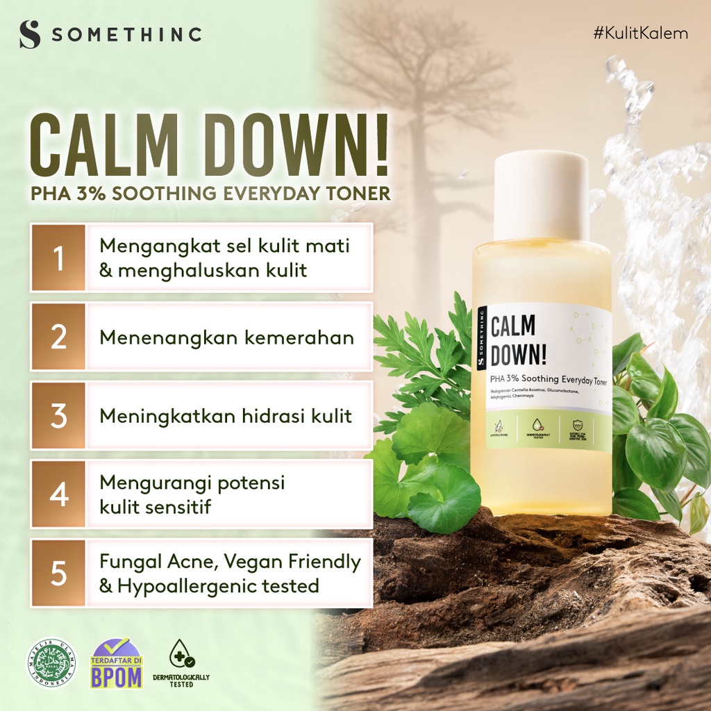SOMETHINC CALM DOWN PHA 3% EVERYDAY TONER 40ML