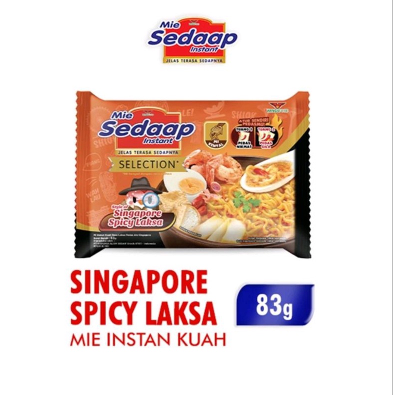 

Mie Sedaap Singapore Spicy Laksa 83gr