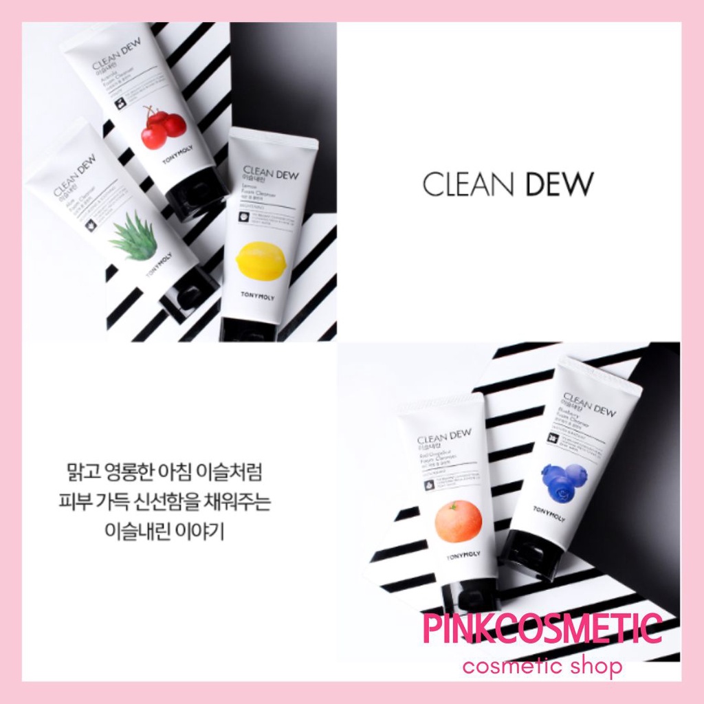 Tony Moly Clean Dew Foam Cleanser 180ml