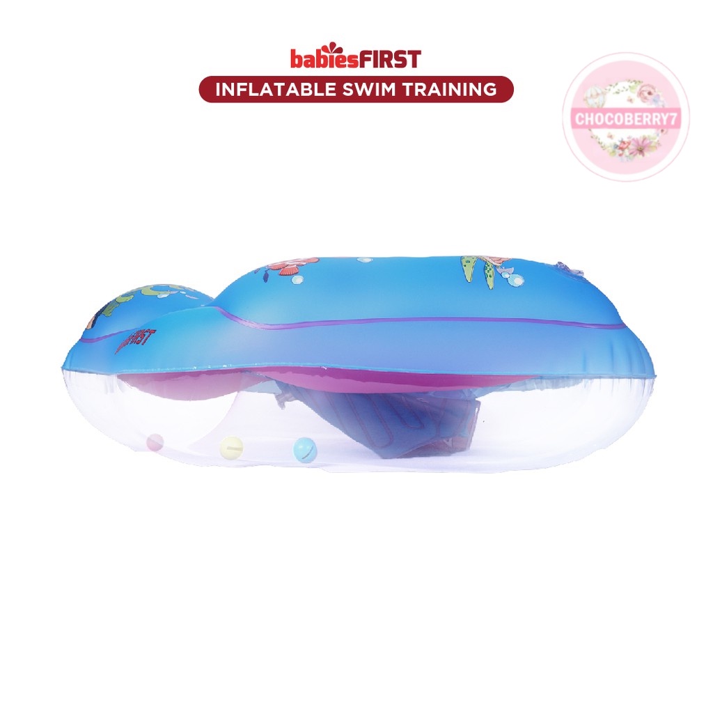 [FREE POMPA] babiesFIRST Inflatable Baby Swim Training BF302 / Pelampung Bayi Swimming / Pelampung Renang Bayi / Ban Renang Bayi KSM