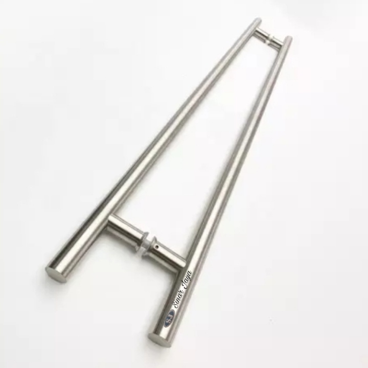 handle pintu panjang 120cm 150cm model baut tembus gagang tarikan pintu stainless pegangan pintu baut tembu hendel pintus