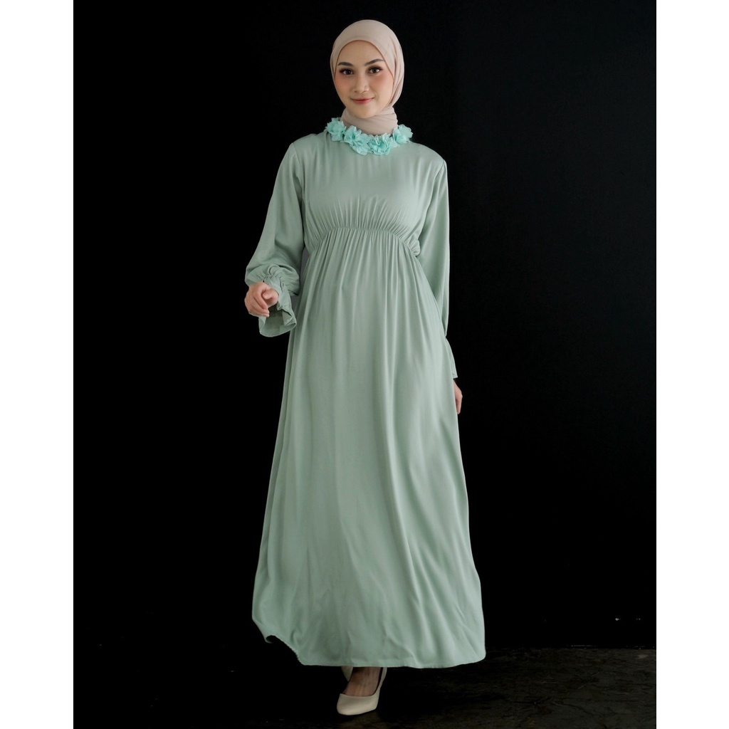 Myrubylicious NAYRHA MAXI DRESS | DRESS | DRESS LENGAN PANJANG | MAXI DRESS