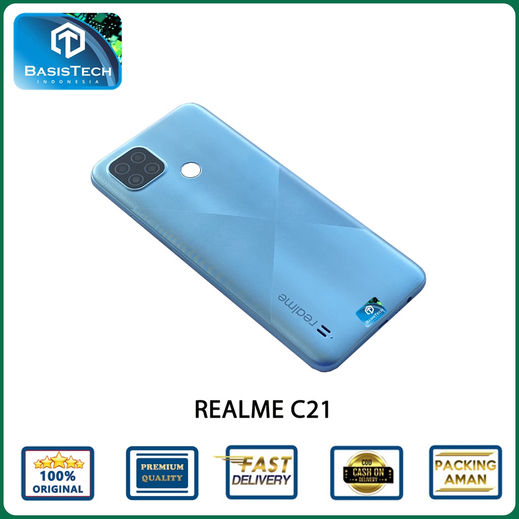 BACK COVER BACKDOOR CASING REALME C21 ORIGINAL QUALITY