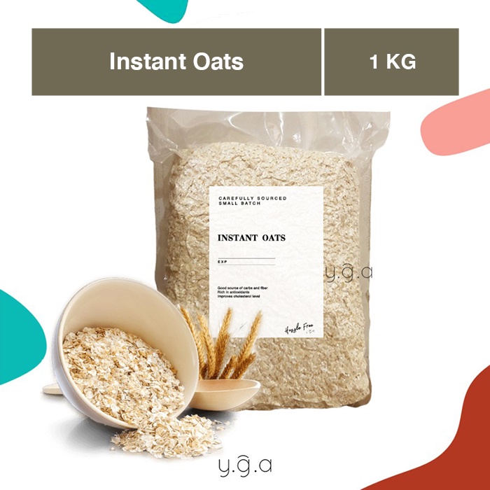 

Quick Rolled Oat 1KG / Instant Rolled Oat / Gandum Instant